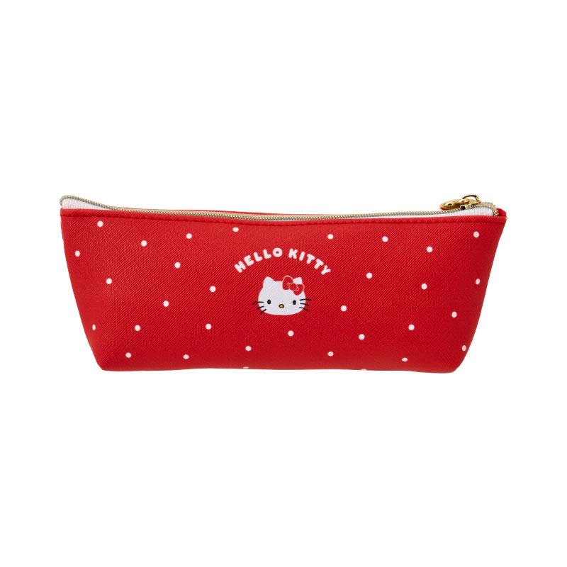 Hello Kitty Pen Case Pencil Pouch Red Dot Retro Cute Sanrio Japan 2025