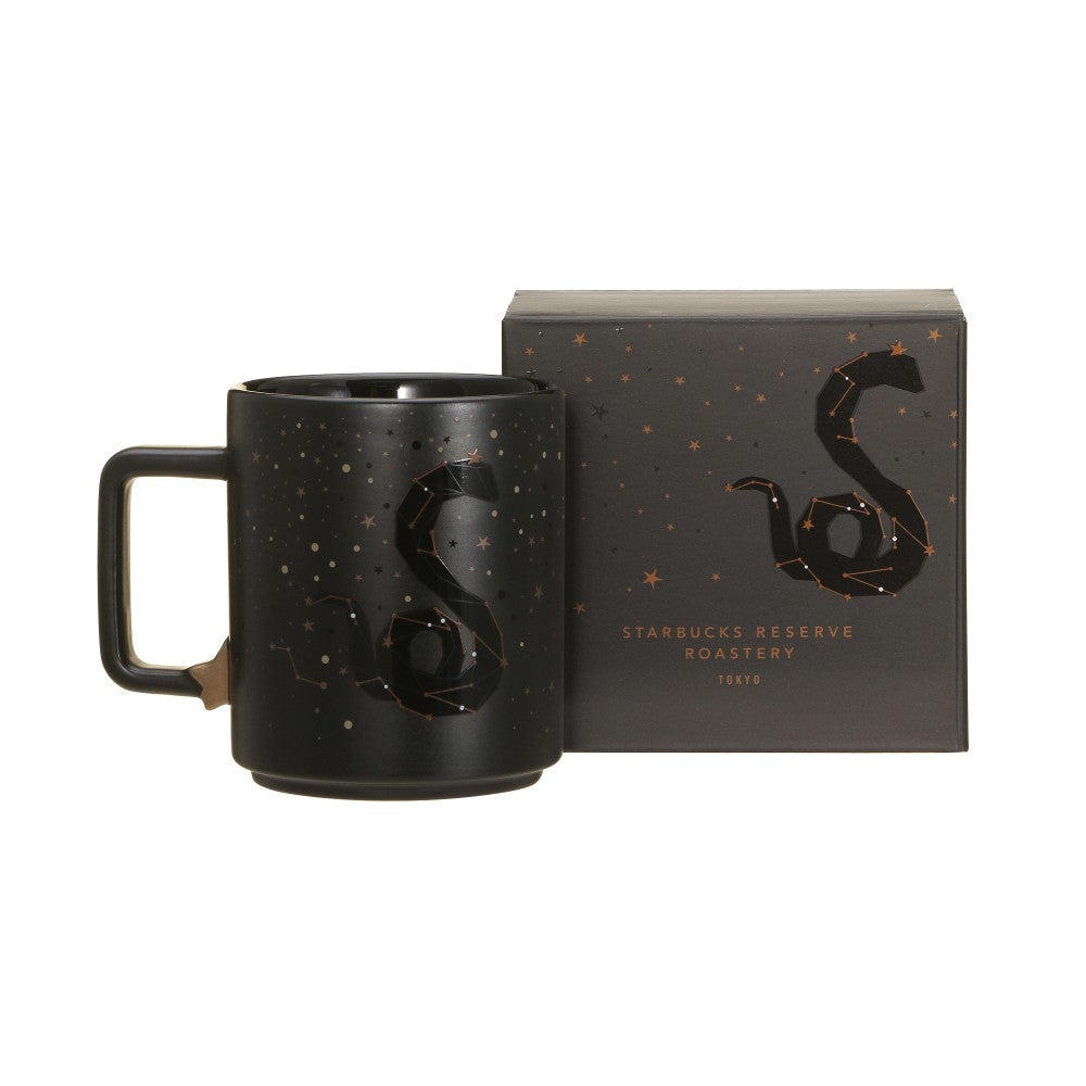 Starbucks Japan Reserve Roastery Mug Cup Snake Black 355ml New Year 2025 Zodiac