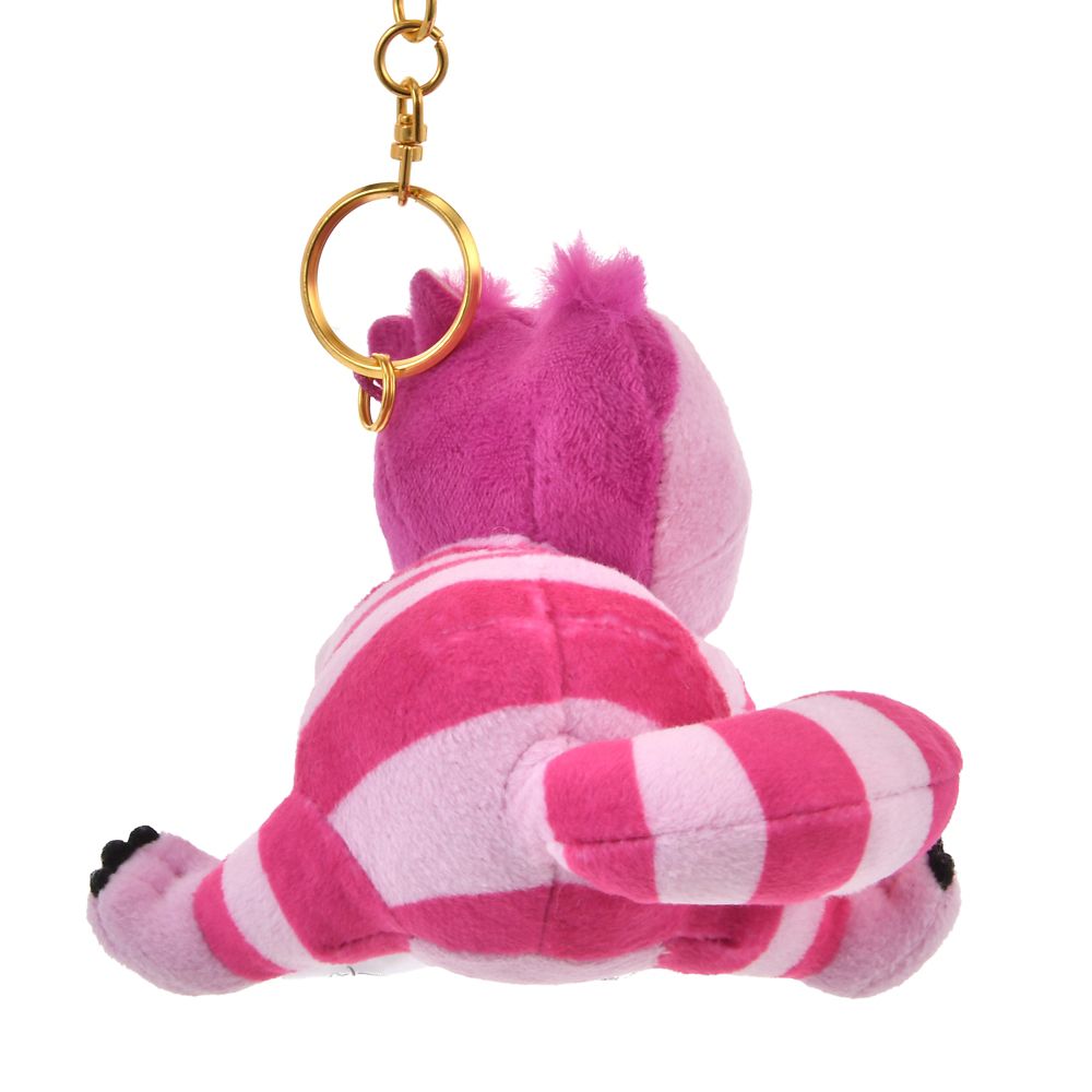 Cheshire Cat Plush Keychain Phosphorescent Pink Disney Store Japan Alice