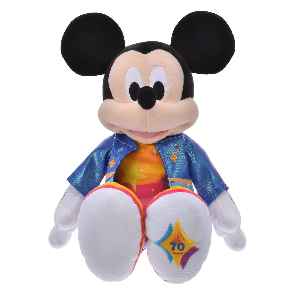Mickey Plush Doll DISNEYLAND RESORT 70TH CELEBRATION Disney Store Japan 2025