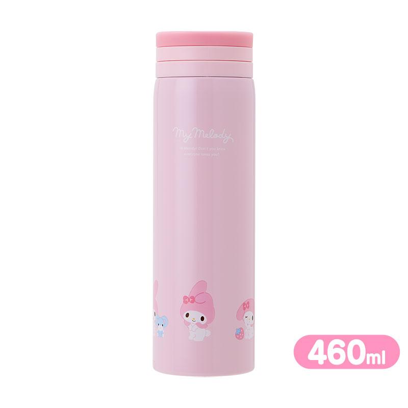 My Melody Stainless Bottle 460ml Pink Sanrio Japan