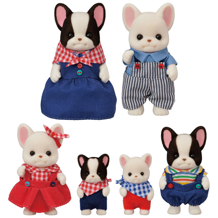 Sylvanian Families French Bulldog Family Doll Set EPOCH Japan
