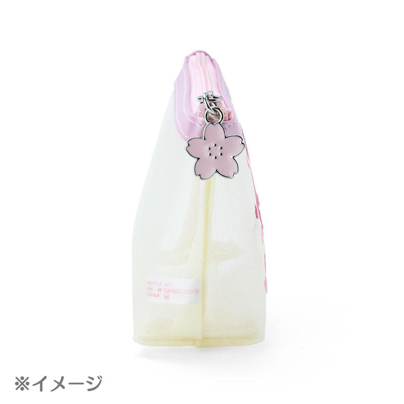 Kuromi Mesh Pouch Sakura Sanrio Japan 2024
