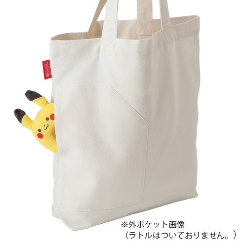 Pikachu & Rowlet Mokuroh Tote Bag Green Pokemon Center Japan 2024