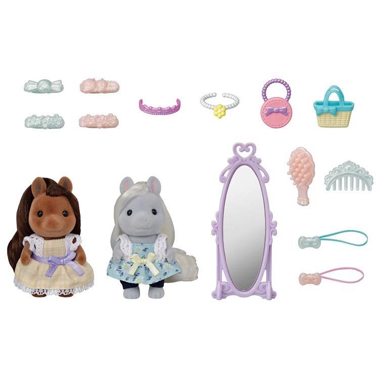 Sylvanian Families Pony Friends Fashion FU-17 Doll Set EPOCH Japan