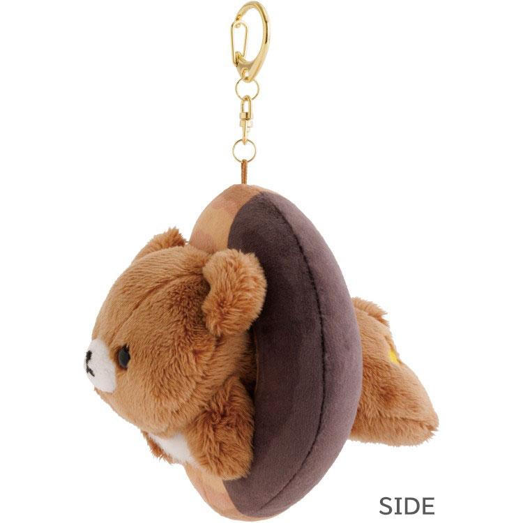 Chairoikoguma Plush Keychain Mister Donut San-X Japan 2025 Rilakkuma