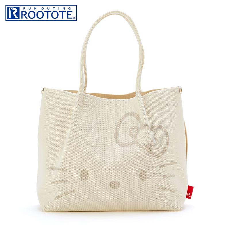 Hello Kitty ROOTOTE Medium Tote Bag Rufur Off White Sanrio Japan 2024