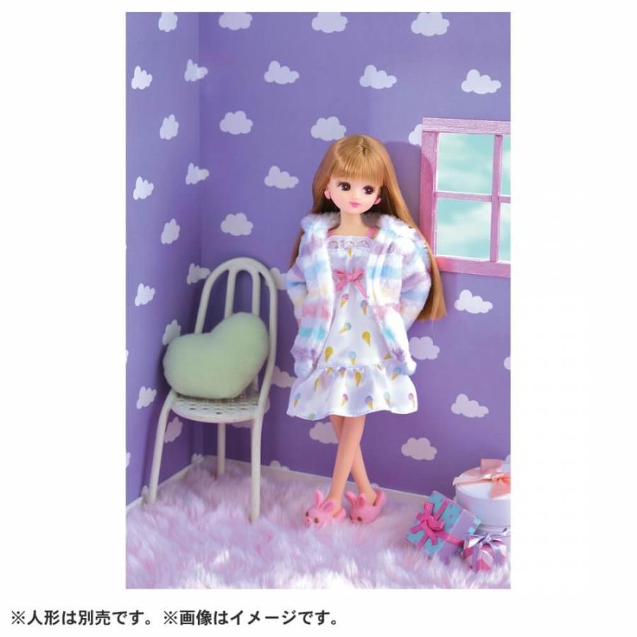Costume for Licca chan Doll Fluffy Room Wear LW-06 Takara Tomy Japan