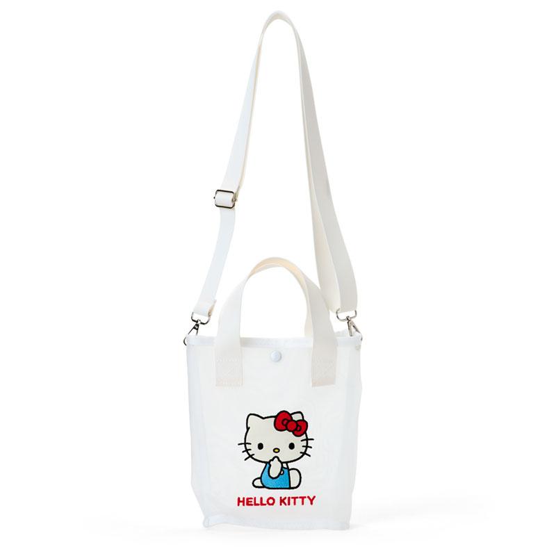 Hello Kitty Mesh 2WAY Tote Shoulder Bag Sanrio Japan 2025