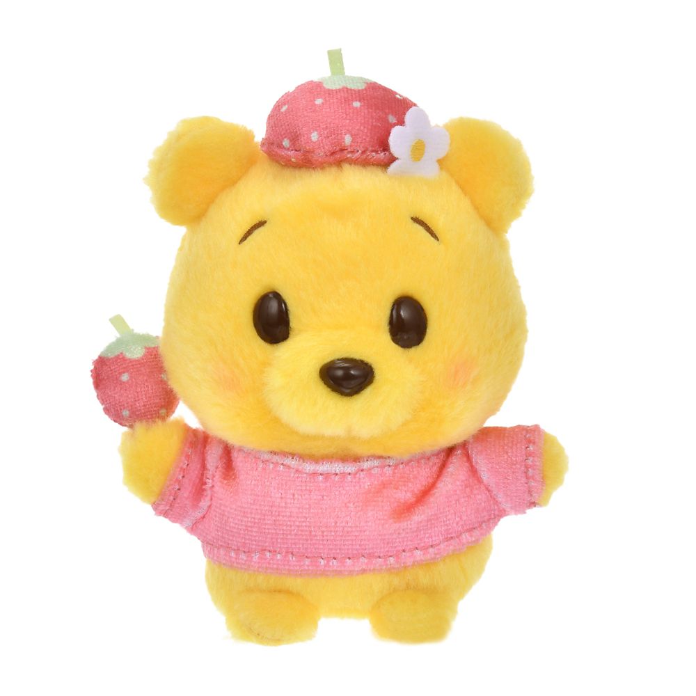 Winnie the Pooh Urupocha-chan Plush Doll STRAWBERRY Disney Store Japan 2025