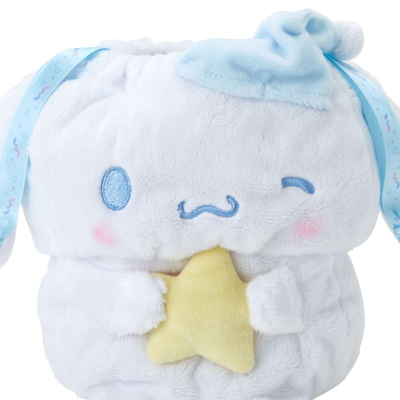 Cinnamoroll Plush Drawstring Pouch Sleepy Time Sanrio Japan 2024