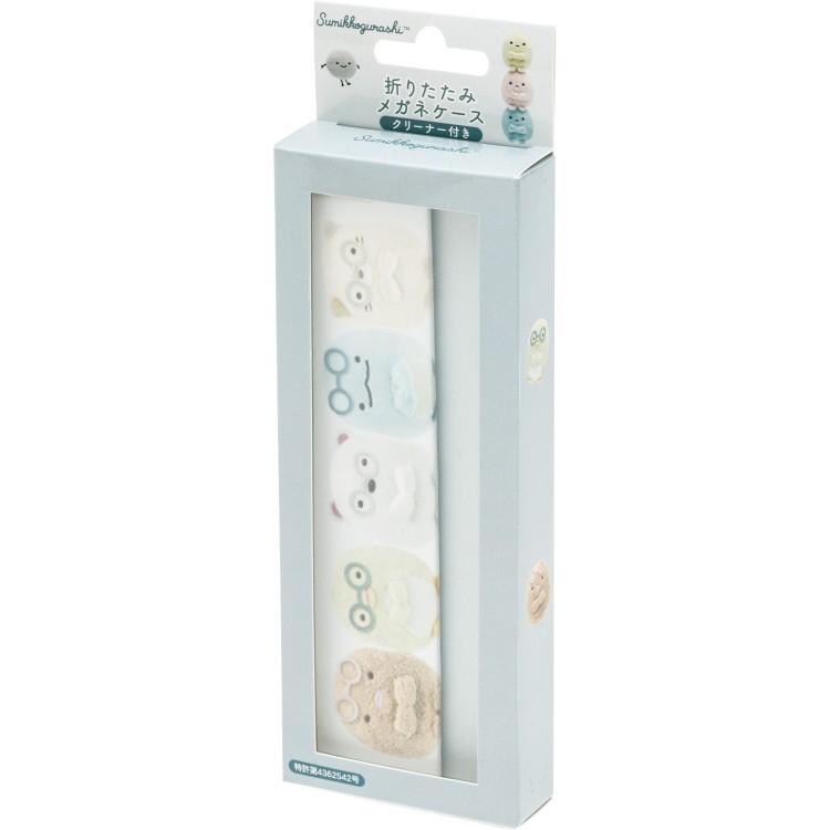 Sumikko Gurashi Glasses Case Blue Stuffed Animal Photos San-X Japan 2025