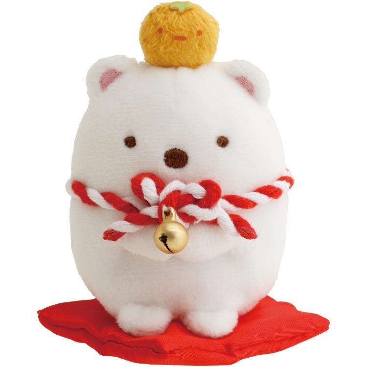 Sumikko Gurashi Shirokuma Bear mini Tenori Plush Doll San-X Japan New Year 2025