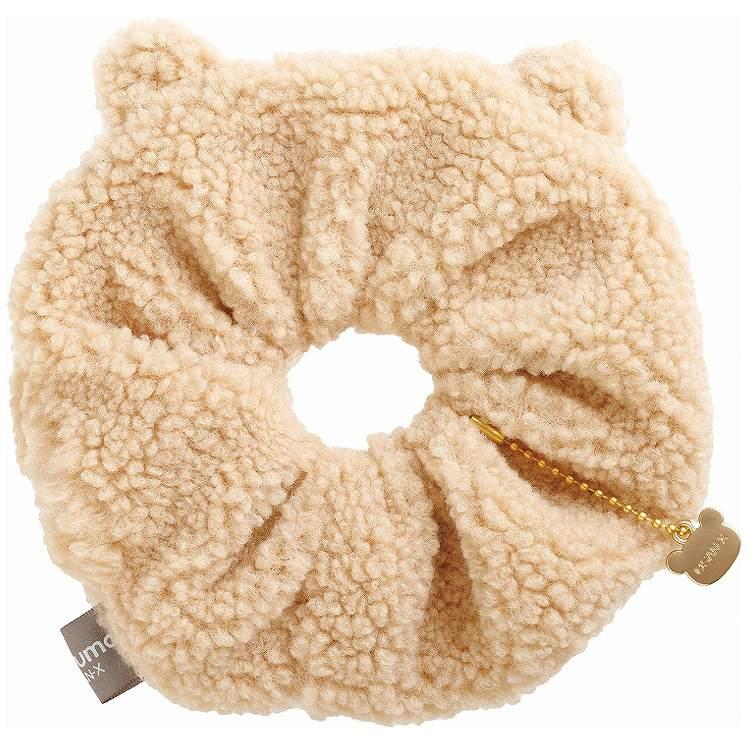 BASIC RILAKKUMA BOA Scrunchy Ponytail Holder Face Brown San-X Japan 2025