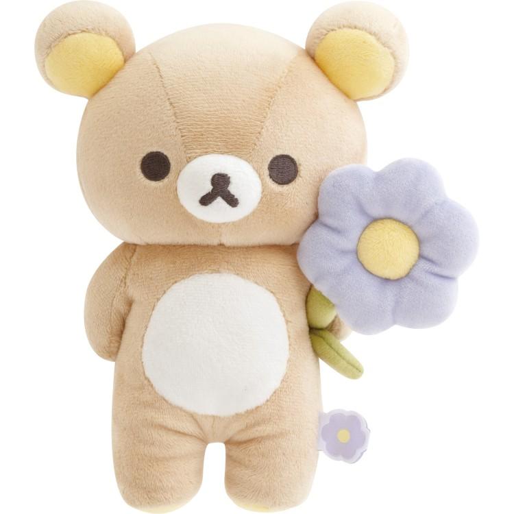 BASIC RILAKKUMA Flower Plush Doll San-X Japan 2025