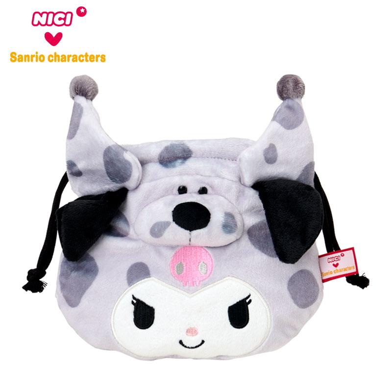Kuromi Plush Pouch Face NICI Sanrio Japan 2025