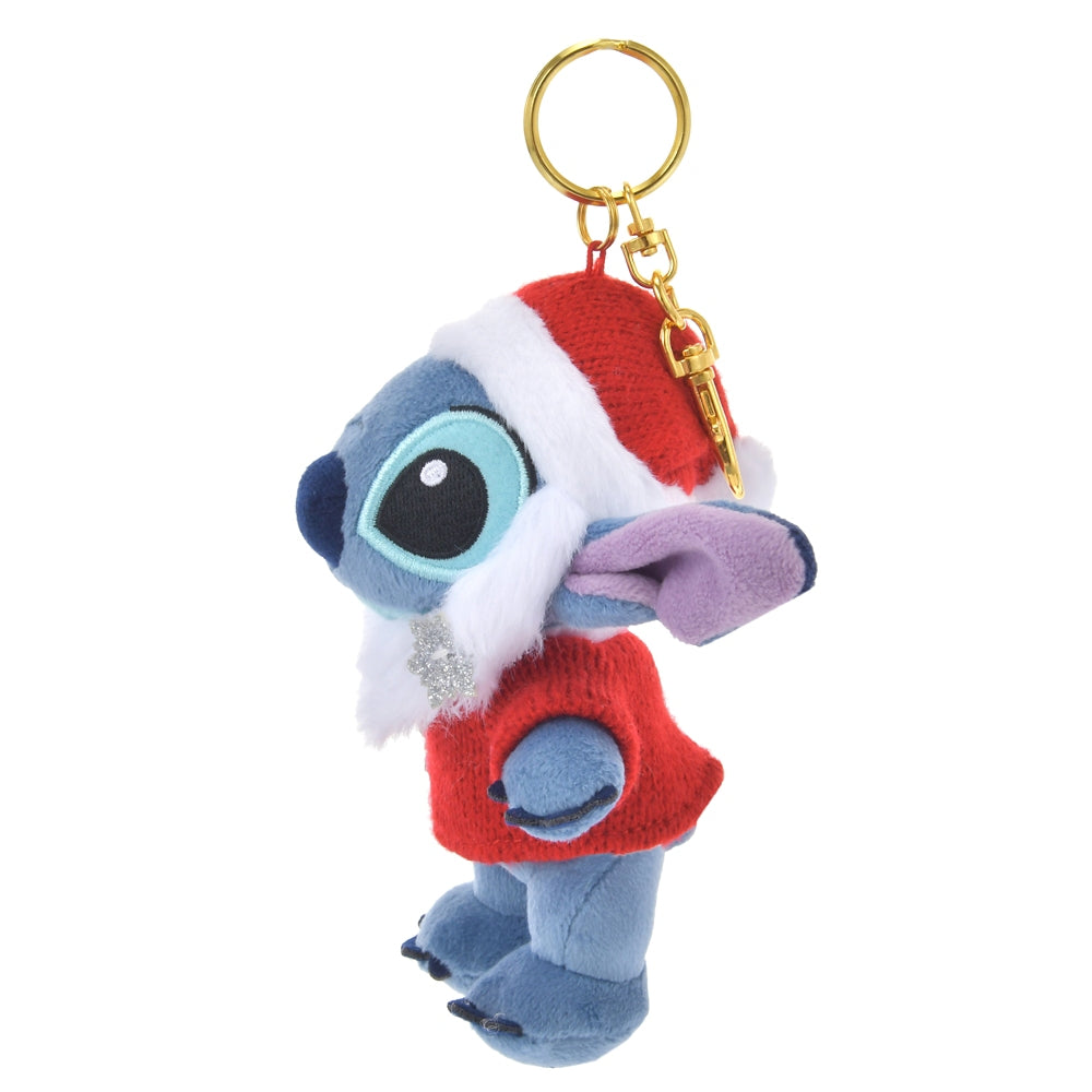 Stitch Plush Keychain Disney Store Japan Christmas 2024