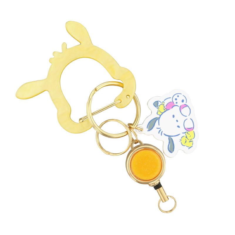 Pochacco Karabiner Key Holder COUCH POTATO Sanrio Japan 2025