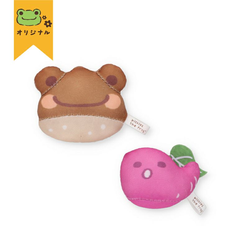 Pickles the Frog Plush Magnet Sweet Photo Chestnut Japan 2024