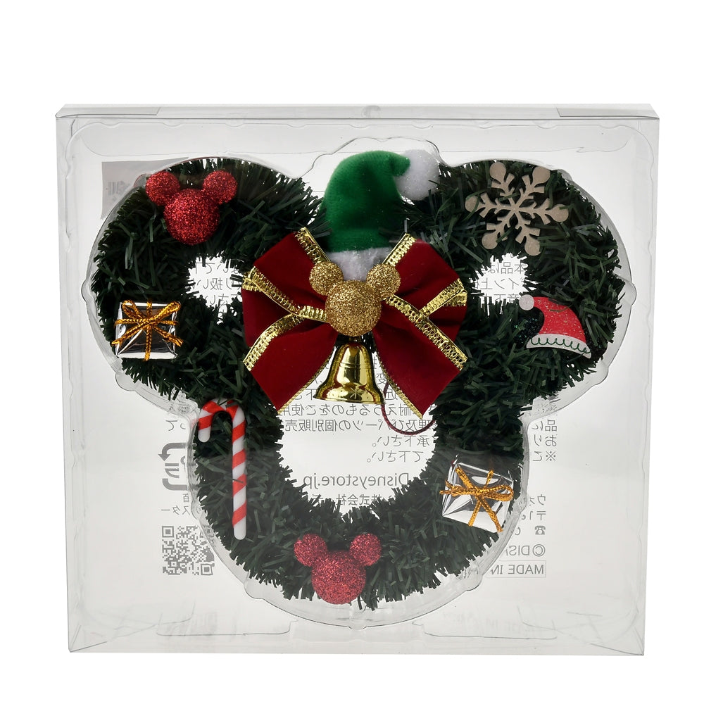 Mickey mini Christmas Wreath Disney Store Japan 2024