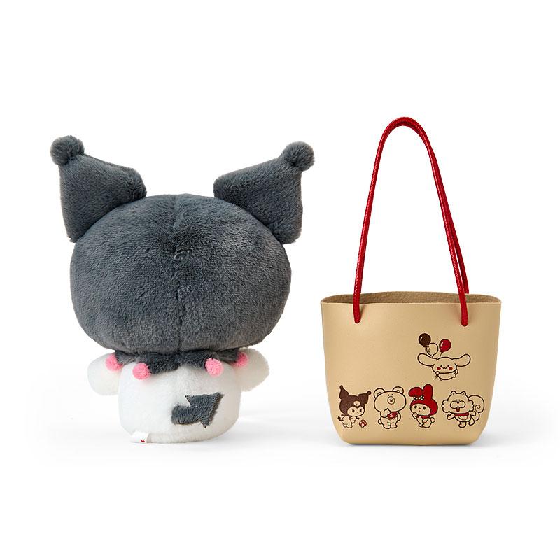 Kuromi Plush Doll in Bag SWIMMER Sanrio Japan 2025