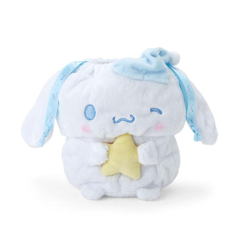 Cinnamoroll Plush Drawstring Pouch Sleepy Time Sanrio Japan 2024