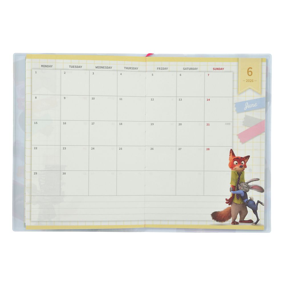 Zootopia 2026 Schedule Book B6 Monthly Disney Store Japan