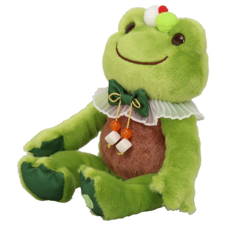 Pickles the Frog Bean Doll Plush Retro Cafe Matcha Anmitsu Japan 2025
