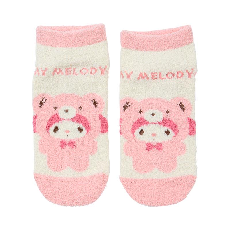 My Melody Socks Mokomoko Fluffy Bear Sanrio Japan 2024