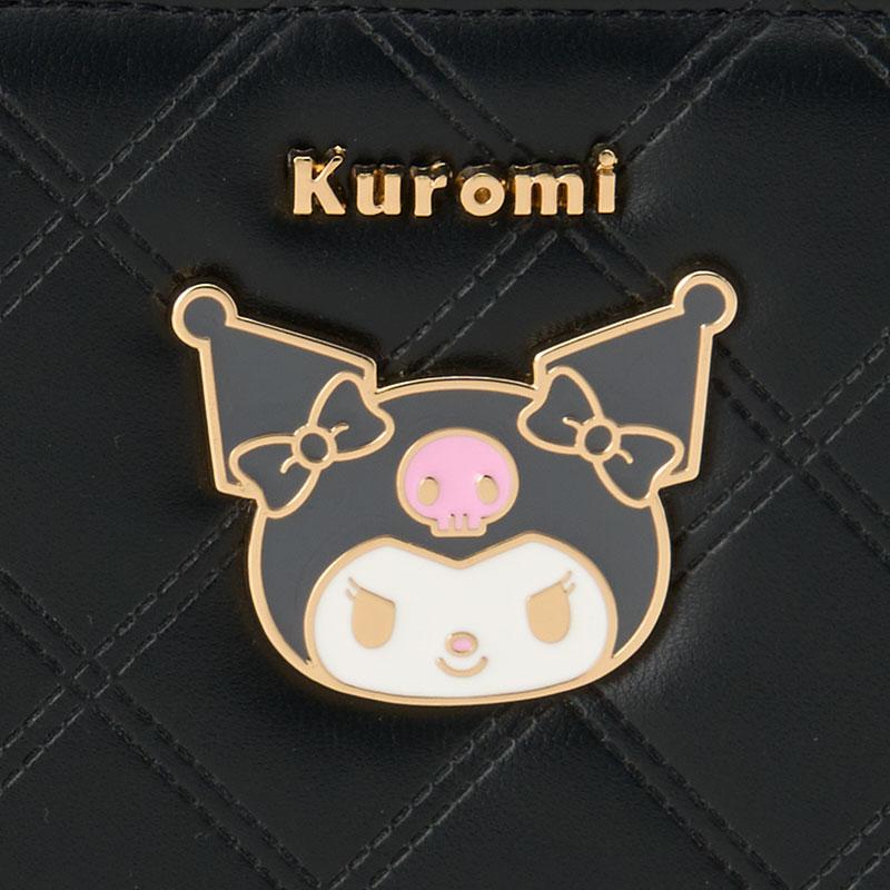 Kuromi Bifold Wallet Black Sanrio Japan 2025