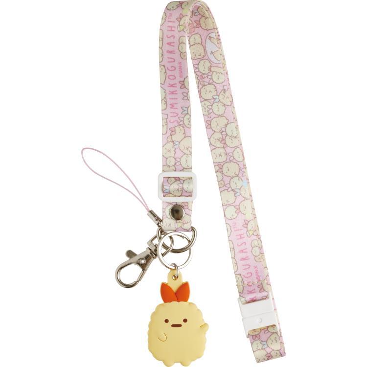 Sumikko Gurashi Fried Shrimp Tail Necklace Neck Strap San-X Japan 2025