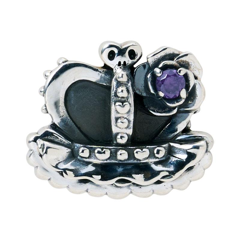 Kuromi 20th Anniversary Piercing Earring Silver Sanrio Japan 2025 With Box