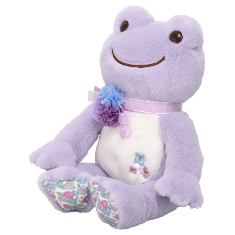 Pickles the Frog Bean Doll Plush Hibiyakadan Flower Japan 2025