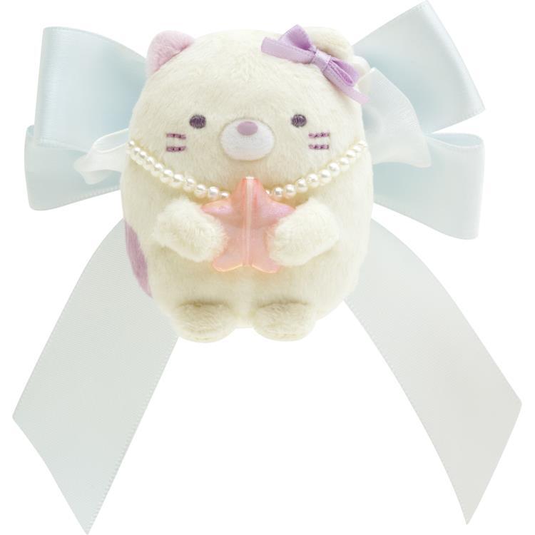 Sumikko Gurashi Neko Cat Plush Brooch Sleepless Night Magic Salon San-X Japan