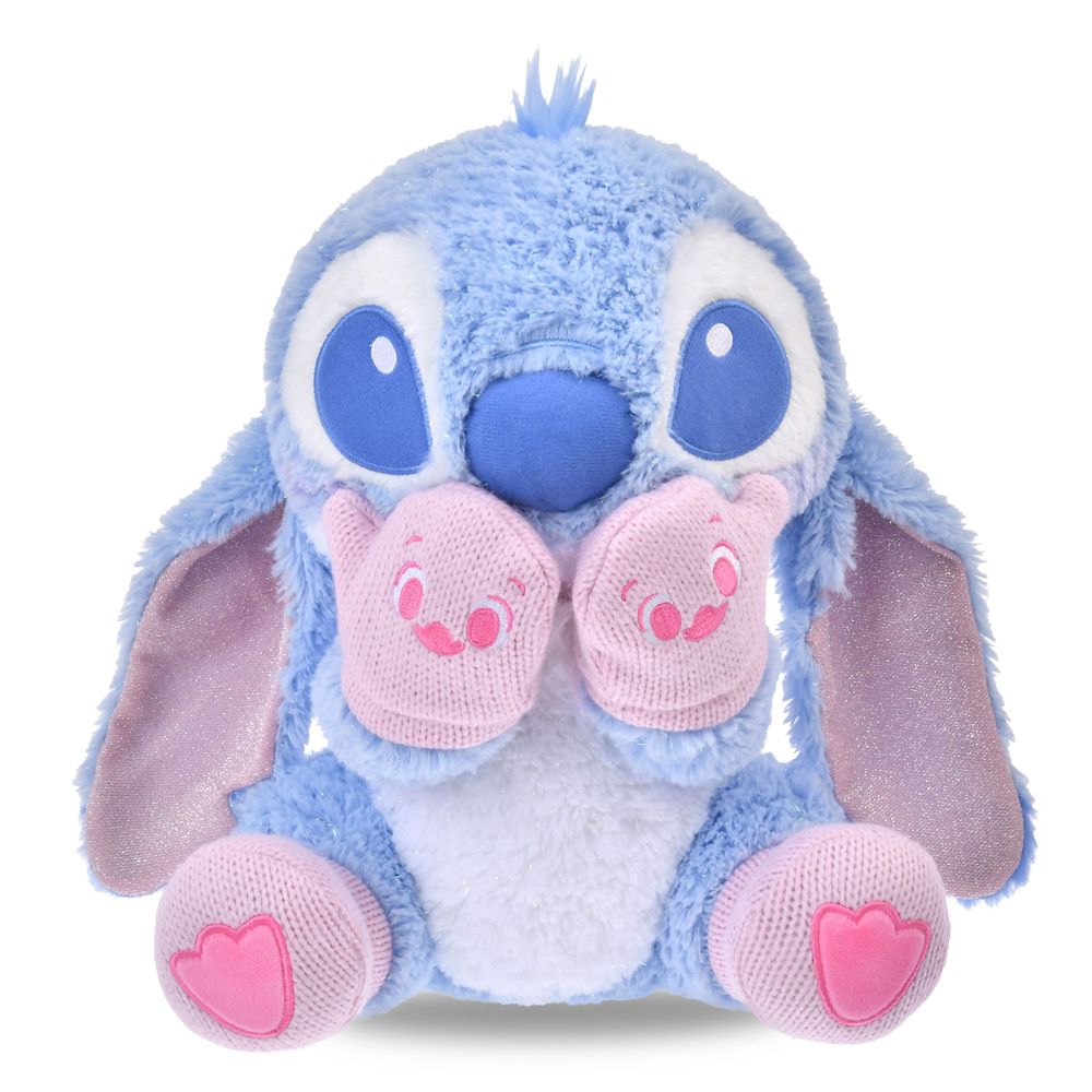 Stitch Plush Doll Blue Winter Shiny Color Disney Store Japan 2025