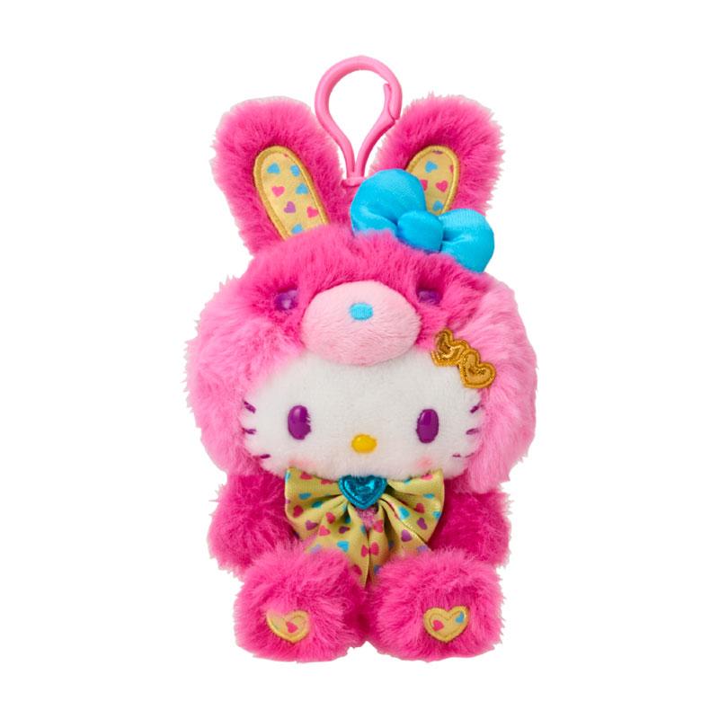 Hello Kitty Plush Mascot Holder Keychain Spring Rabbit Sanrio Japan 2025