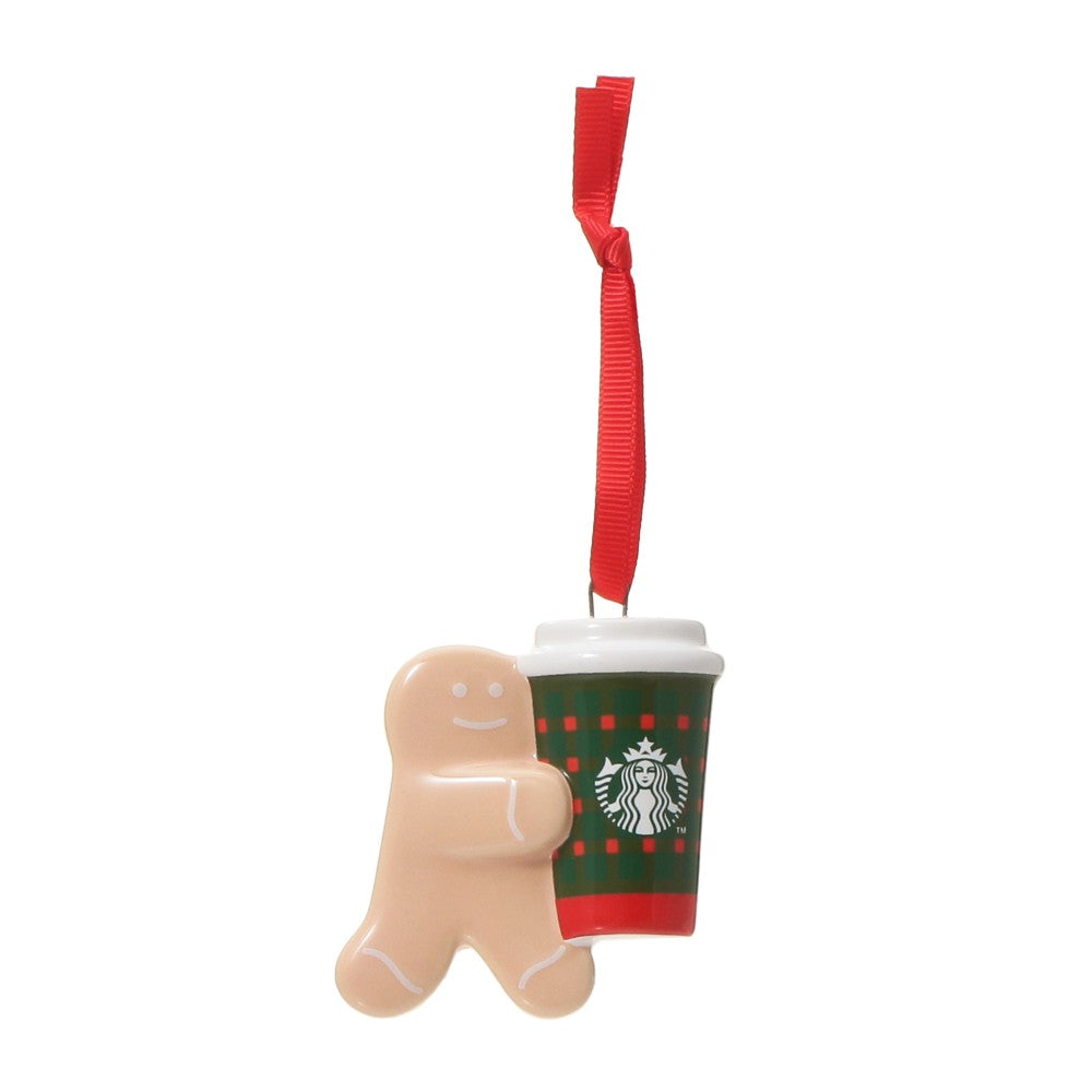 Starbucks Japan Christmas Tree Ornament RED CUP Gingerbread Man 2025