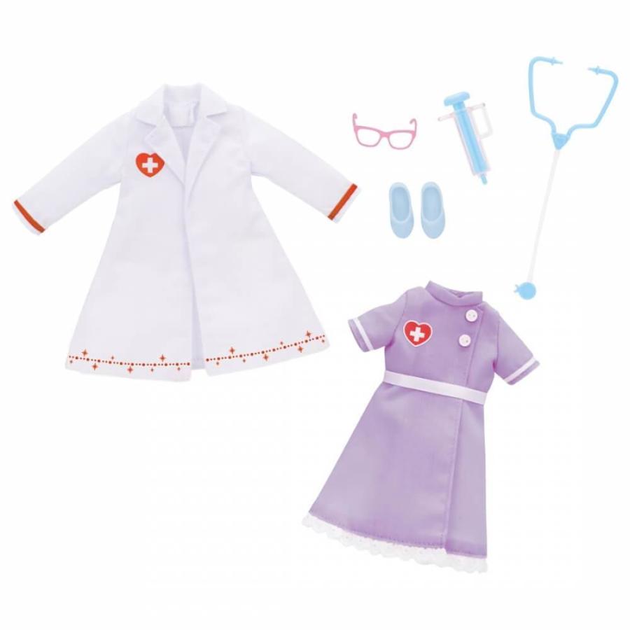 Costume for Licca chan Doll LW-14 Doctor & Nurse Dress Set Takara Tomy Japan