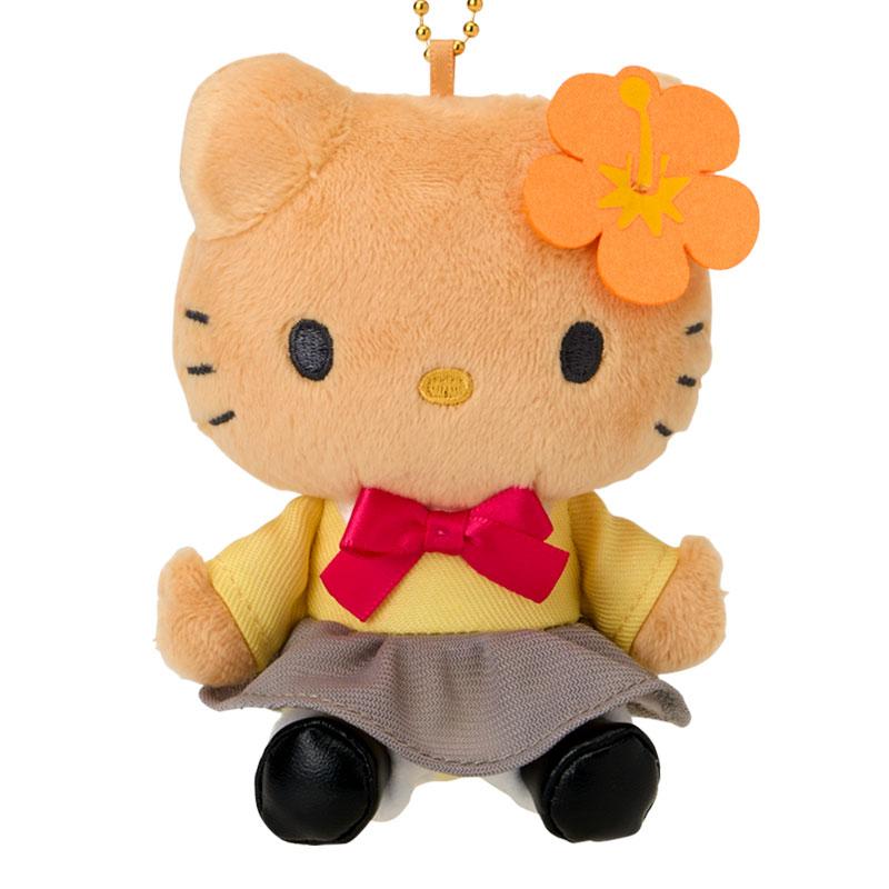 Hello Kitty Plush Keychain Heisei Gal Orange Sanrio Japan 2025