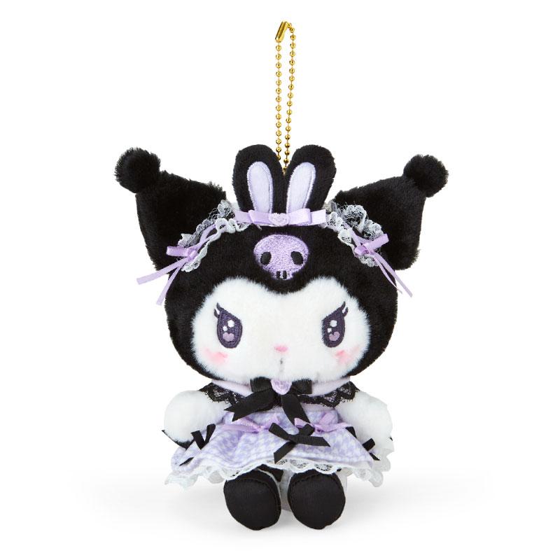 Kuromi Plush Mascot Holder Keychain Dream Ribbon Sanrio Japan 2024