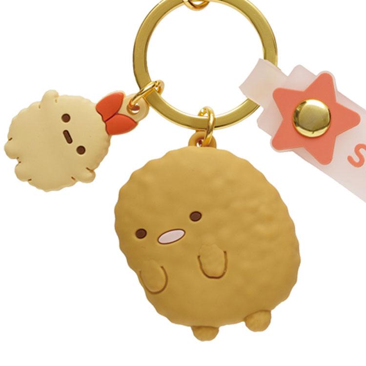 Sumikko Gurashi Ebifurai & Tonkatsu Keychain Key Holder San-X Japan 2024