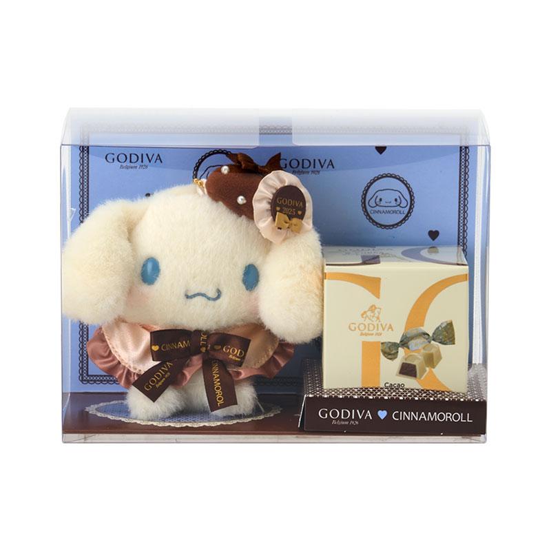 Cinnamoroll GODIVA Plush Mascot Keychain Sanrio Japan Valentine's Day 2025