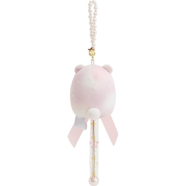 Sumikko Gurashi Shirokuma Bear Stick Plush Keychain Magic Salon San-X Japan