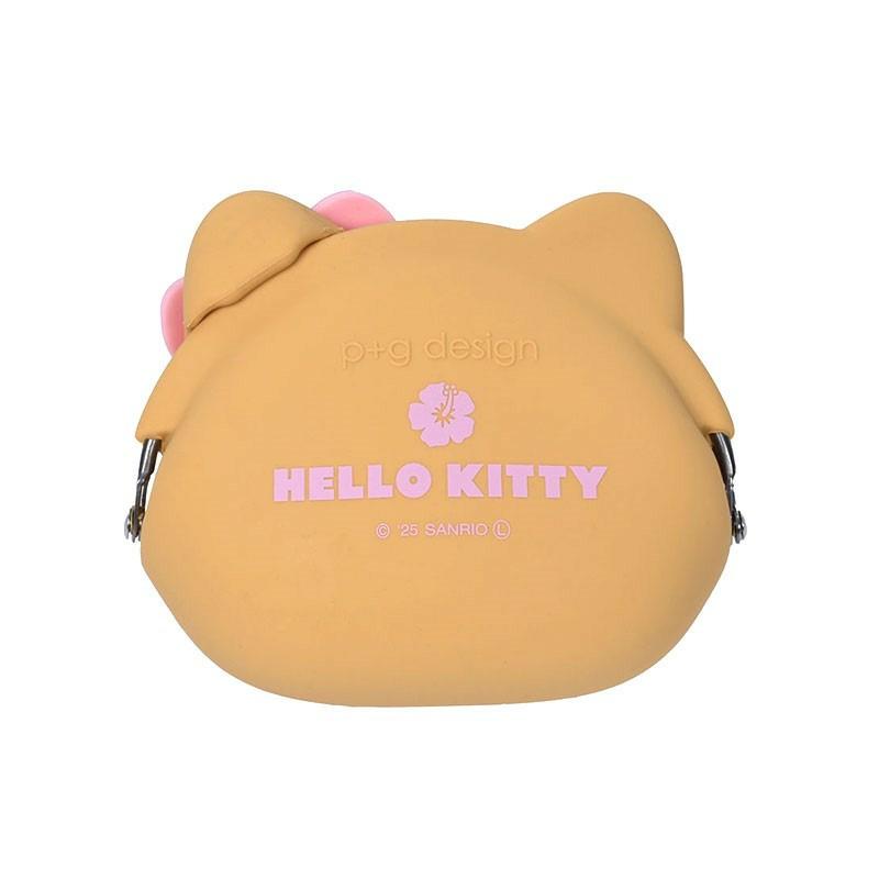 Hello Kitty Silicone mimi POCHI Pouch Brown Sanrio Japan 2025