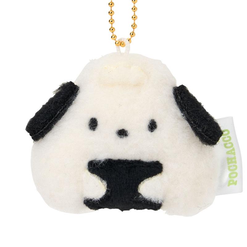Pochacco Plush Mascot Holder Keychain Onigiri Sanrio Japan 2025