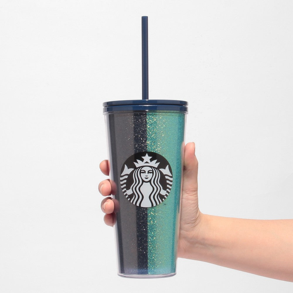 Starbucks Japan Cold Cup Tumbler Dual Blue 591ml 2025