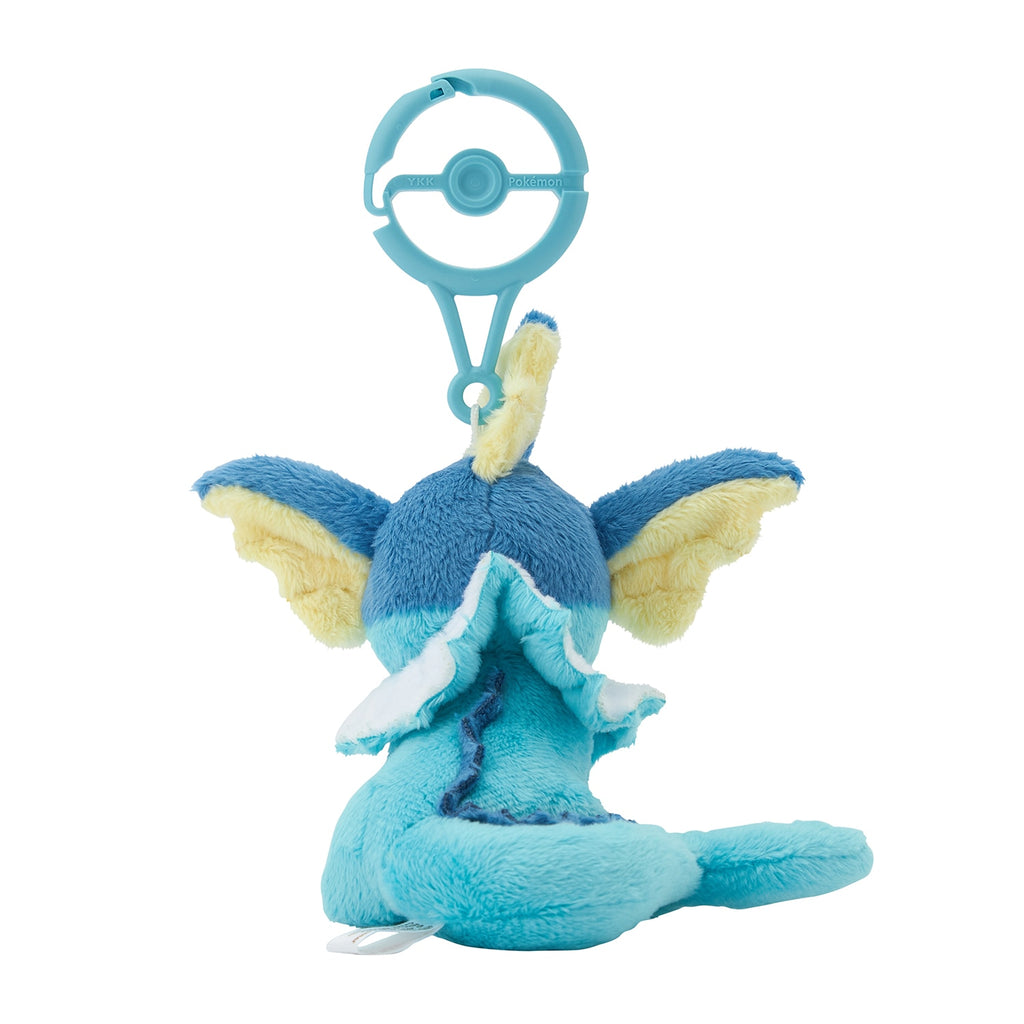 Vaporeon Showers Plush Keychain with Carabiner Pokemon Center Japan 2024