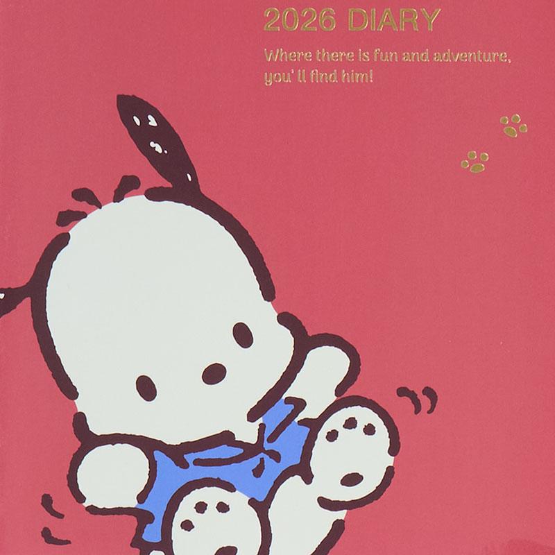 Pochacco 2026 Schedule Book B6 Weekly Block Sanrio Japan