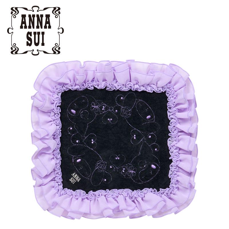 My Melody & Kuromi ANNA SUI mini Towel Frill Purple Sanrio Japan 2025