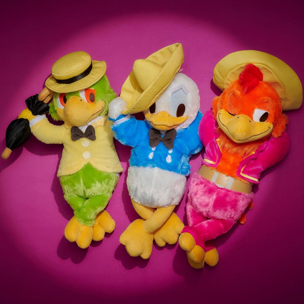 Donald Plush Doll THE THREE CABALLEROS 80TH Disney Store Japan 2025